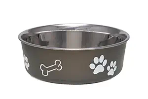 Loving Pets Bella Bowl for Dogs, Large, Espresso