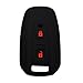 KMH Silicone Key Cover for Tata Indica Vista/Manza 2 Button Remote Key (Black with Red) RS.199.00