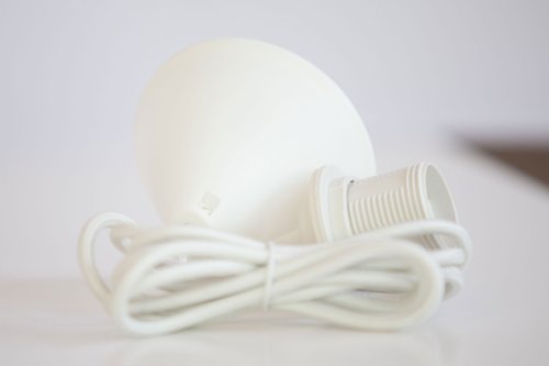 VITA Silvia Hängeleuchte für A++ bis E inkl. Kabel und Fassung weiss D 45 cm Lampe - 8
