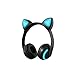 Produktbild Headset Bluetooth Headset, Stereo Subwoofer Anruf Musik Headset Female Student Kind Handy Kopfhörer, schwarz