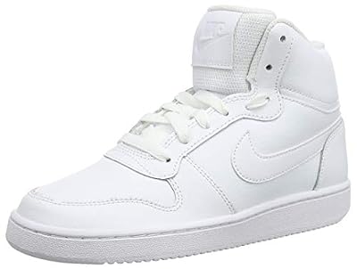 Nike Ebernon Mid Baskets Hautes Femme, Blanc (White 100), 39 EU
