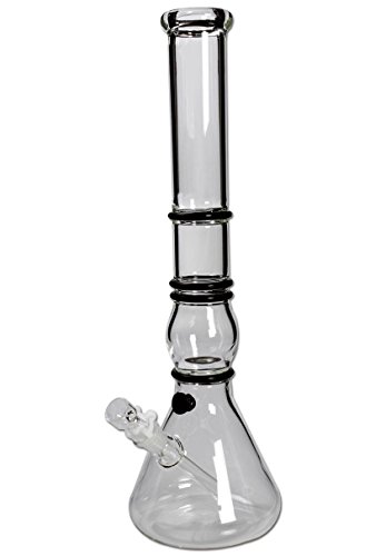 Glasbong Extra Grip - 50cm, 5mm Glas, exklusiv aus der head&nature Bong Kollektion
