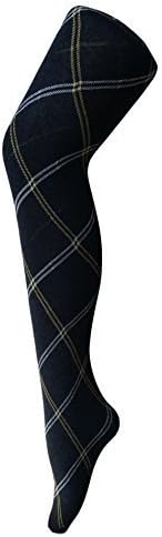 1 Pair Jonathan Aston Taylor Argyle Tights (A (Small), Navy)