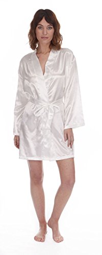 Ladies Satin Dressing Gown Ladies Soft Feel Japanese Kimono Sexy |  Desertcart Brunei