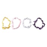 Zen&tao Natural Chakra Gemstone Crystal Bracelets Multiple Items Pack For Yoga Meditation Prayer Healing Protection And Gifting (4pcs Save Pack A)