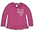 Pampolina Baby Girls T-shirt 1/1 Arm T-Shirt Crew Neck Long Sleeve Long Sleeve Top, Pink (raspberry Rose Pink 2082), 4 Years (Manufacturer size: 104)