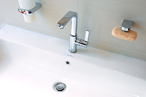 KNOPPO® Waschbecken Überlauf Abdeckung, Überlaufblende – Ring (weiß) - 4