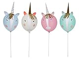 Einhorn Luftballonset zum Basteln für die Einhorn- oder Feenparty. Von Meri Meri