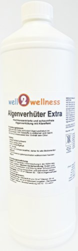 Pool Algenverhüter + Algenvernichter Extra 'BLUE' 1,0 l - hochkonzentriert + schaumfrei