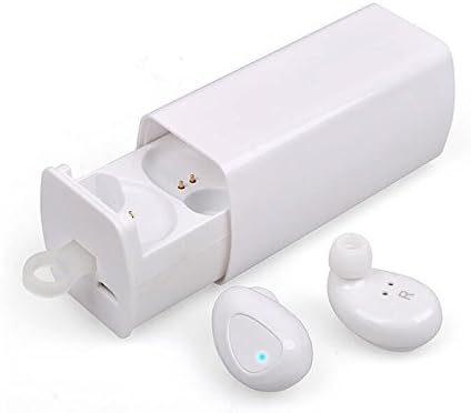 True Wireless Earbuds, Bluetooth V4.1, Mini In-Ear Headphones with Sweat-proof, Mic, and Noise Cancelling for Apple, Samsung, Sony, LG etc. Smart cellphones - Twins