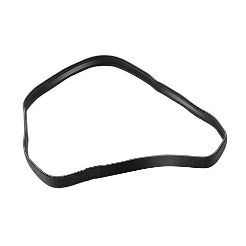 leenBonnie Adulto Unisex Donna Uomo Regolabile Solido Elastico Sport Calcio Antiscivolo Yoga Fascia per Capelli Fascia per Capelli-Nero