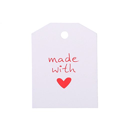 100 Hecha Con Amor Etiqueta De Papel Kraft De Boda Etiqueta Del Regalo Del Partido Cordel Blanco reviews 100 Hecha Con Amor Etiqueta De Papel Kraft De Boda Etiqueta Del Regalo Del Partido Cordel Blanco