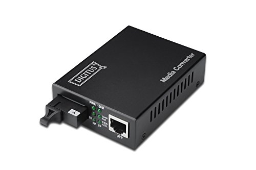 Preisvergleich Produktbild DIGITUS Professional Medienkonverter DN-82022_60 - Singlemode, Bidirektional - WDM Fast Ethernet - Tx1310nm / Rx1550nm - SC Buchse - bis zu 60 km - Schwarz