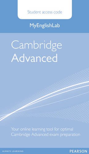 MyEnglishLab Cambridge Advanced Standalone Student Access Card (Exam MELs)