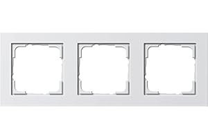 GIRA Serie Standard 55 – blanco puro brillante (021329) marco 3f blanco puro E2