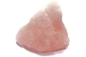 GEOFOSSILS Mystery Mountain BF Medium Natural Rough Pink Rose Quartz Crystal Gem Stone