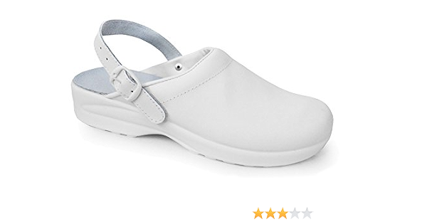 Soldini Comfort Clog – Classic – Zoccoli per infermieri in pelle italiana,  Bianco (bianco), 37 EU : Amazon.it: Scarpe e borse