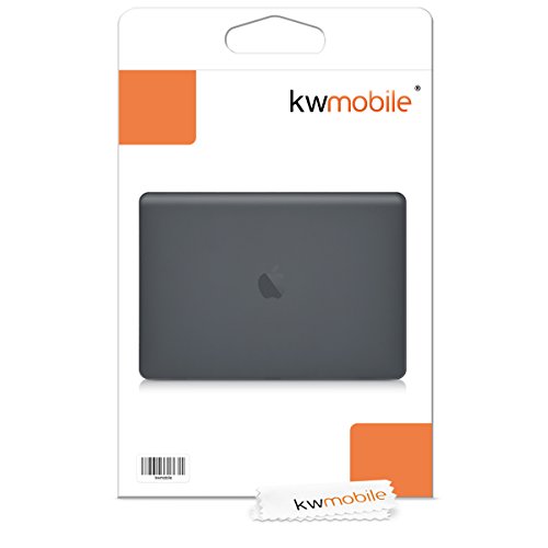 kwmobile Hardcase Laptop Hülle für Apple MacBook Pro 15″ (ab 2016) Touchbar – Schwarz dünne gummierte Schutzhülle Cover Case Tasche - 7