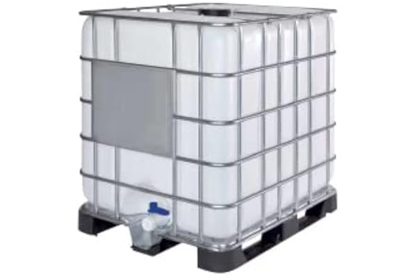 Conteneur réservoir IBC-GRG de 1000 litres avec palette en plastique