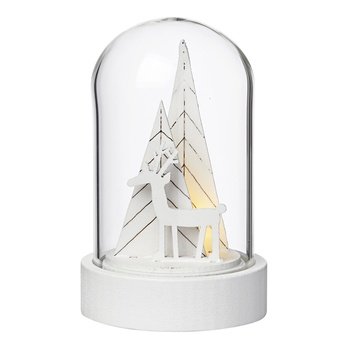 Preisvergleich Produktbild Cloche "Rentier" mit LED