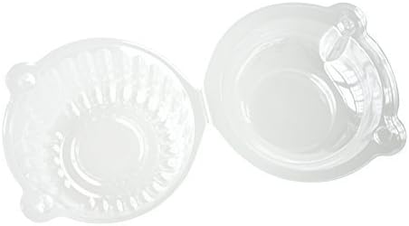 50 Large Single Clear Cupcake Pod Cake Muffin Carrier