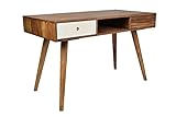  Freudenhaus Schreibtisch Retro Oslo Sheesham 120 Massivholz