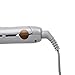 Riwa 808S Hot Air Brush 15 Seconds Instant Heated 1 Inch Hair Straightening / Curling Iron 2 In 1 Golden + White