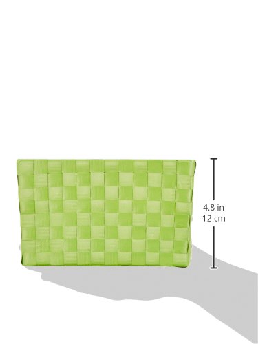 WENKO 20381100 Static-Loc Aufbewahrungskorb Fermo Green – Badkorb, Befestigen ohne bohren, Kunststoff – Polypropylen, 20.5 x 14.5 x 14 cm, Grün - 5