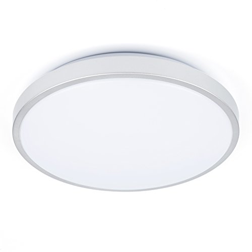 VINGO® 12W LED Deckenleuchte Kaltweiß Wohnzimmerlampe Küchenleuchte Deckenbeleuchtung Panel Lüster Ultraslim Schlafzimmer Esszimmer energiesparend