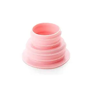 KPNG Drain Pipe Seal Hose Silicone Plug,Silicone Sealing Plug Kitchen Pipe Sewer Seal Ring Washing Machine Drain Multipurpose Pipe Connector Bathroom Kitchen Laundry (1 Piece, Color:Pink)