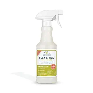 Wondercide Flea and Tick and Mosquito Control Spray for Cats Dogs and Home - Lemongrass - 16 Oz