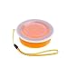 Produktbild fwefefh Silikon-faltbare Reise-Becher mit Lanyard Portable Camping Tassen Outdoor-Reisen-Tool