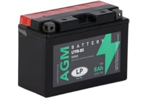 LP BATTERIES LP Motorcycle AGM Battery LT9B-BS (12V 8Ah)