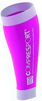 Compressport R2T Race & Recovery Calf Guards , PINK ,T2