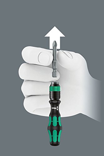 Wera Bitsortiment und Bit-Handhalter mit Schnellwechselfutter, Kraftform Kompakt 11, 10-teilig, 05056652001 - 3