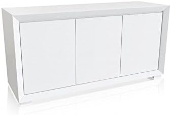 Soriano Dining Room Buffet Console In White High Gloss Lacquer