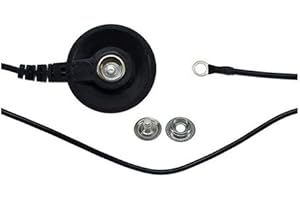 Safeguard WL32120 - Cavo di messa a terra ESD, 10 mm, occhiello da 4 mm, 1,8 m