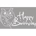 Produktbild Rayher Stempel Happy Birthday, Gummi, Grau, 0.8 x 0.5 x 0.25 cm,