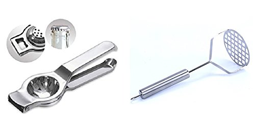 Royal Sapphire Potato Masher and Lemon Squeezer and Opener