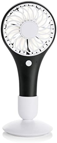 FALAIDUO New Design Portable USB Powered Desk Mini Fan PC Cooler Air Desk Conditioner Laptop Desktop Desk Fan (Black)