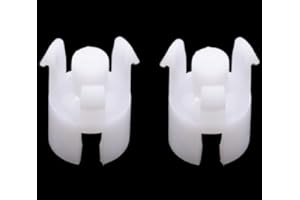 BETTECSO 2 PCS Bcc Clip de Cilindro Maestro Embrague Coche Hebilla Citroen Elysee C2 C3 C4 C5 C6 para Peugeot 307, 308, 408, 2008, 3008, 207 2182 J6 Clutch Master Cylinder Buckle Clip Car 9801271180 9676534480