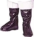 Produktbild Weihnachtsmann Stiefel-Stulpen mit Kunstfell - schwarz/weiß - One Size