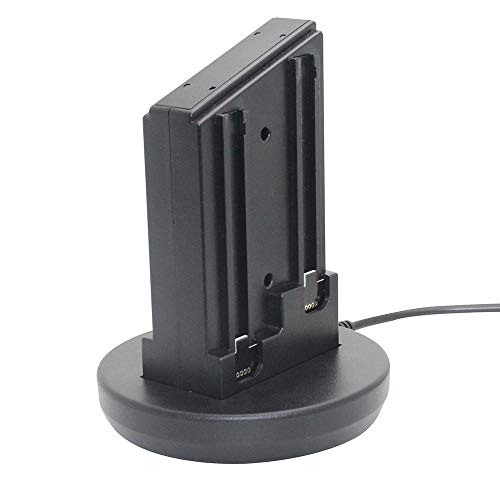 Preisvergleich Produktbild Fcostume Ladestation für Nintendo-Switch-Konsole / Joy-Con & Pro Controller Schwarz (Schwarz)