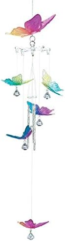 Butterfly Wind Chime Outdoor Memorial Stradivarius Music Carson Decoration For Balcony Patio Lawn