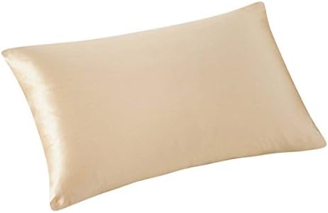 Moonuy 30cm*50cm Cushion Cover Silk Throw Pillow Case (Beige)