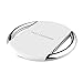 Produktbild sunnymi ® Qi Drahtloses Ladegerät Wireless QI Fast Charger Ladegerät Pad Dock Halter für iPhone für Samsung (Weiß)