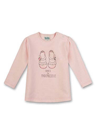 Sanetta Baby Girls 113426 Sweatshirt, Pink (hellrose 3655), 0-3 Months (Manufacturer size: 056)