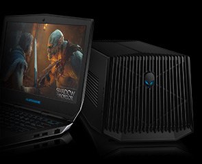 Alienware Graphics Amplifier Stealth Black x4 USB 3 0 460Watt