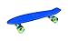 Produktbild Street Surfing Fizz Board Pro blau frost mit Blau Deck und Gelb/Blau Swirl Rollen