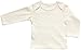Organic Cotton Baby Long Sleeve T-Shirt GOTS Certified No Dyes (Natural, 0-3m)